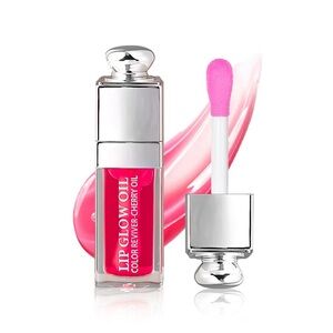 Brand New, Lip Oil Gloss Transparent Tinted Raspberry Flavor